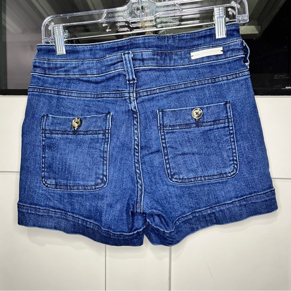 Pilcro by Anthropologie High-Rise Slim Button Fly Denim Shorts Size 25 - Picture 7 of 12